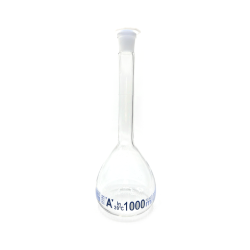 Borucam Balon Joje Şeffaf Plastik Kapaklı Mavi Skala A Class NS 24/29 - 1000 mL