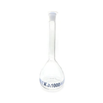 Borucam Balon Joje Şeffaf Plastik Kapaklı Mavi Skala A Class NS 24/29 - 1000 mL