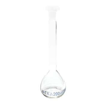 Borucam Balon Joje Şeffaf Plastik Kapaklı Mavi Skala A Class NS 14/23 - 200 mL