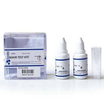 Chembio CB5060 Bakır Test Kiti | 100 Test (0,5 - 1 - 2 - 3 - 5 Ppm)