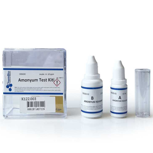 Chembio CB5020 Amonyum Test Kiti | 100 Test (0,1 - 0,5 - 1 - 2,5 - 5 - 10 Ppm)