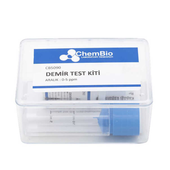 Chembio CB5090 Demir Test Kiti | 100 Test (0,3 - 0,5 - 1 - 2,5 - 5 Ppm)