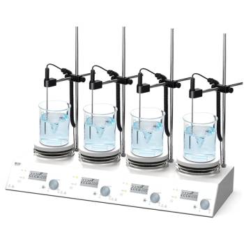 DLAB MS-H280-S4 4 Bölmeli Dijital Isıtıcılı Manyetik Karıştırıcı LCD