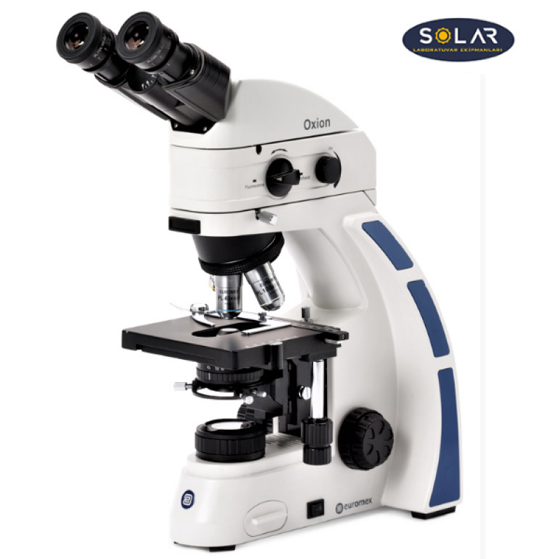 Euromex OX.3075 Trinokuler Oxion Fluorescence Mikroskop