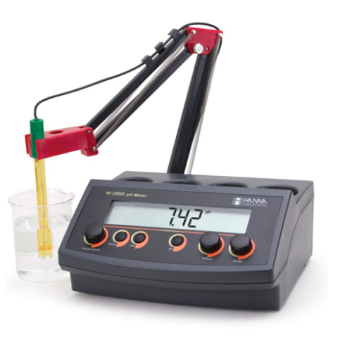 Hanna Hi 22091-01 Manuel Kalibrasyonlu ve Kaydedici Çıkışlı pH/mV Metre