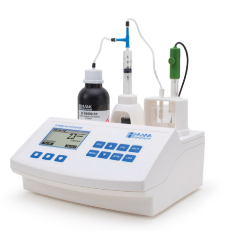 Hanna Hi 84500 Şarap İçin Kükürt Dioksit Mini Titratör Hanna Hi 84500 Şarap İçin Kükürt Dioksit Mini Titratör