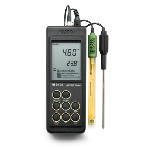 Hanna HI 9125 Su Geçirmez Taşınabilir pH/mV Metre