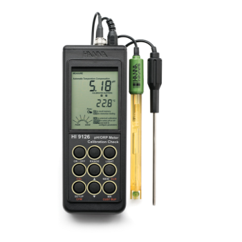 Hanna HI 9126 CAL CHECK™ Suya Dayanıklı Portatif pH/mV Metre