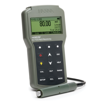 Hanna HI98192 Su geçirmez Taşınabilir EC / TDS / Direnç / Tuzluluk Ölçer