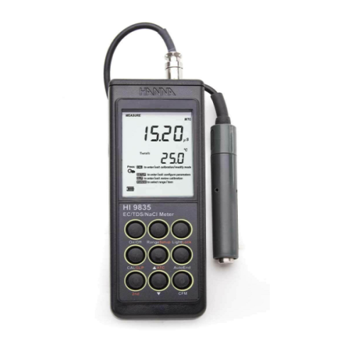 Hanna HI9835 Portatif EC/TDS/NaCl/°C Ölçüm Cihazı