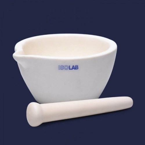 ISOLAB 038.08.050 Havan - Alumina - Tokmağı İle - 7 mL