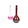 ISOLAB 014.01.200C Balon Joje - Standart - Amber - A Kalite - Grup Sertifikalı - Beyaz Skala - 200 ml - NS 14/23 / 2 Adet