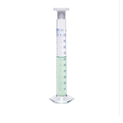 ISOLAB 016.01.025 Mezür - Çalkalama - Hexagonal Cam Tabanlı - A Kalite - Grup Sertifikalı - Mavi Skala - 25 ml