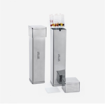 ISOLAB 022.04.001 Pipet Kutusu - Paslanmaz Çelik - 70 x 70 x 210 mm