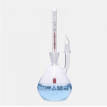 ISOLAB 023.03.005 Piknometre - Kalibreli - Termometreli - 5 ml
