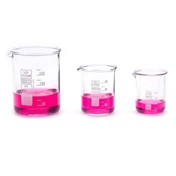 ISOLAB 025.01.S01 Cam Beher SET 50 ml, 100 ml, 250 ml  1' er adet