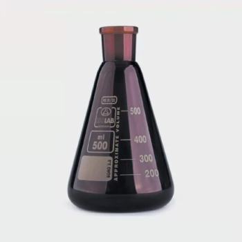 ISOLAB 028.11.053 Erlen - Cam - Şilifli - Amber - 50 ml - Ns29/32