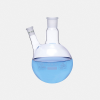 ISOLAB 030.27.250 Balon - Dibi Yuvarlak - 2 Boyunlu - Yan Dişi Şilif - Merkez Boyun : NS 29/32 - Yan Dişi Şilif : NS 14/23 - 250 ml