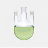 ISOLAB 030.44.250 Balon - Dibi Yuvarlak - 3 Boyunlu - Paralel Yan Boyun - Merkez Boyun : NS 24/29 - Yan Boyun(lar) : NS 19/26 - 250 ml