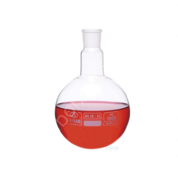 ISOLAB 030.02.050 Balon - Cam - Dibi Yuvarlak - Şilifli - 50 ml - NS 14/23