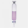 ISOLAB 031.06.050 Ayırma Hunisi - Cam - Silindirik - Dereceli - Ptfe Musluklu - 50 ml