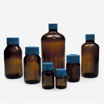 ISOLAB 061.46.901 Şişe - Cam - Toz Maddeler İçin - 1000 ml / 10 Adet