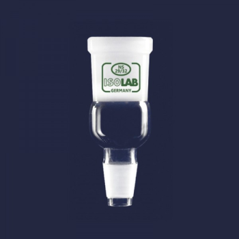 ISOLAB 064.11.001 Adaptör - Genişletme Amaçlı - Dişi Şilif : Ns 14/23 - Erkek Şilif : Ns 12/21