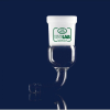 ISOLAB 065.27.014 Adaptör - Eğimli - Musluksuz - Çap 10 mm - Dişi Şilif : NS 14/23