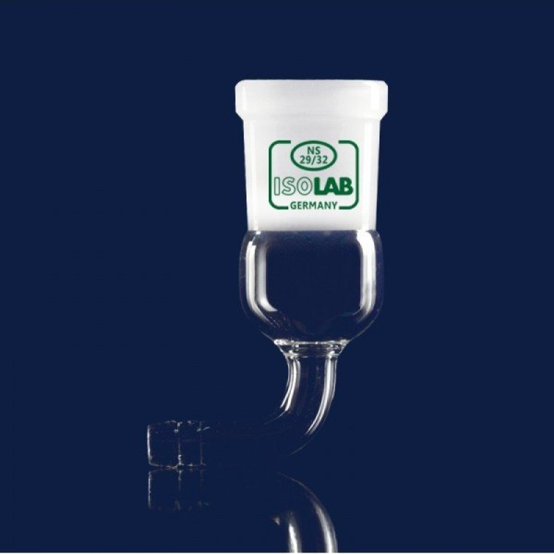 ISOLAB 065.27.014 Adaptör - Eğimli - Musluksuz - Çap 10 mm - Dişi Şilif : NS 14/23
