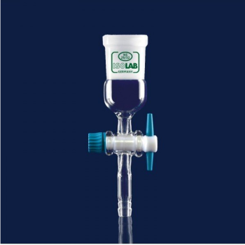 ISOLAB 065.28.014 Adaptör - Düz - Musluklu - Çap 10 mm - Dişi Şilif : NS 14/23