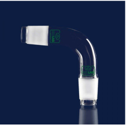 ISOLAB 065.38.014 Adaptör - Alım - Sade - Eğimli 90 Derece Açılı - Erkek Şilif : NS 14/23