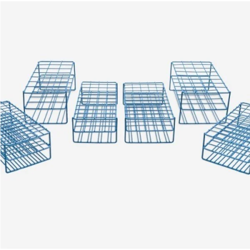 ISOLAB 079.01.104 Tüp Standı - Epoksi Kaplı Tel - 40 Delik - 20 mm Tüpler İçin