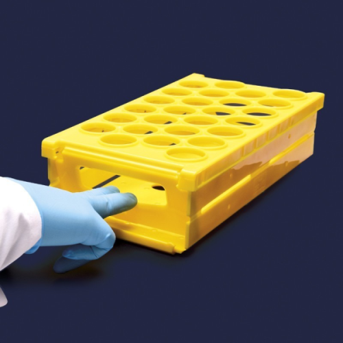 ISOLAB 079.03.001O Tüp Standı - Katlanabilir - 50 Delik - 13 mm Tüpler İçin - Turuncu ISOLAB 079.03.001O Tüp Standı - Katlanabilir - 50 Delik - 13 mm Tüpler İçin - Turuncu