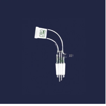 ISOLAB 065.40.014 Adaptör - Alım - Vakum İçin - Eğimli - Dişi Şilif : Ns14/23 - Erkek Şilif : Ns14/23