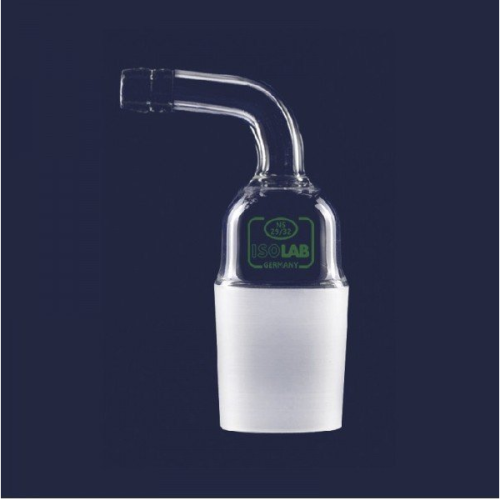 ISOLAB 065.23.029 Adaptör - Eğimli - Musluklu - Çap 10 mm - Erkek Şilif : NS 29/32