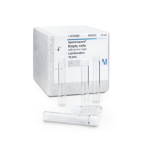 Merck 16 mm Çaplı Boş Vidalı Kapaklı Hücreler-1147240001