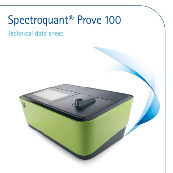 MERCK Prove 100 UV-Visible Su Analiz Spektrofotometresi