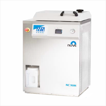 Nüve NC 90M Otoklav | Dik Tip Laboratuvar Buharlı Sterilizatörü 