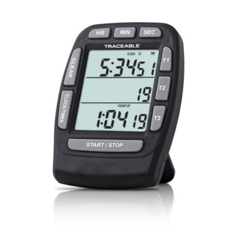 Traceable Üç Ekranlı Saat / Zamanlayıcı