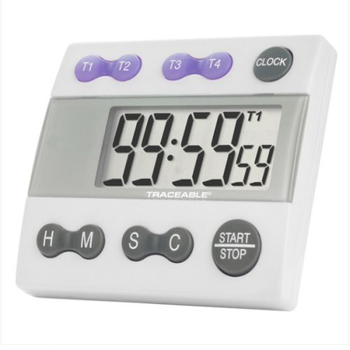 Traceable Dört Kanallı Saat / Kronometre