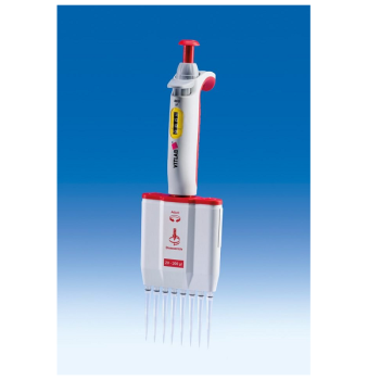 Vitlab Dijital Ayarlı 8 Kanallı Otoklavlanabilir Mikropipet 10-100 ul